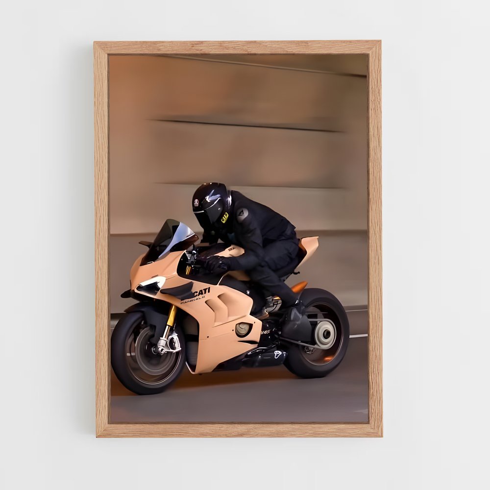 Poster Panigale v4 Éclatant – affiche Ducati (vue 4)